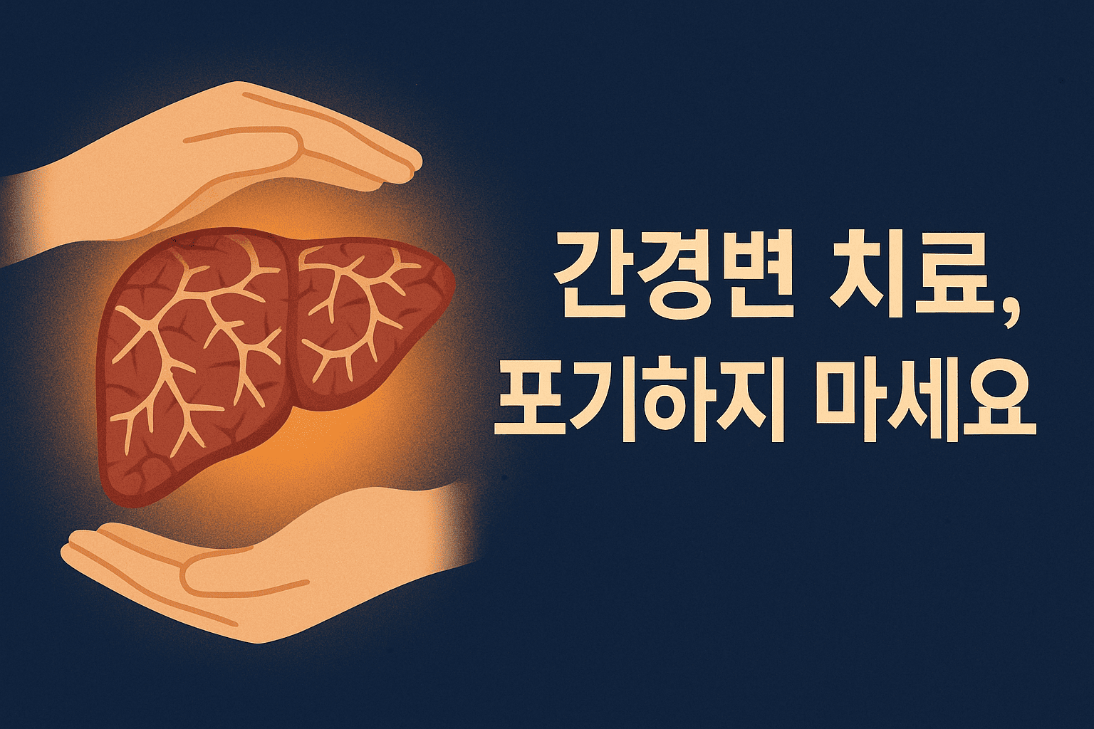 간경변 치료, 포기하지 마세요