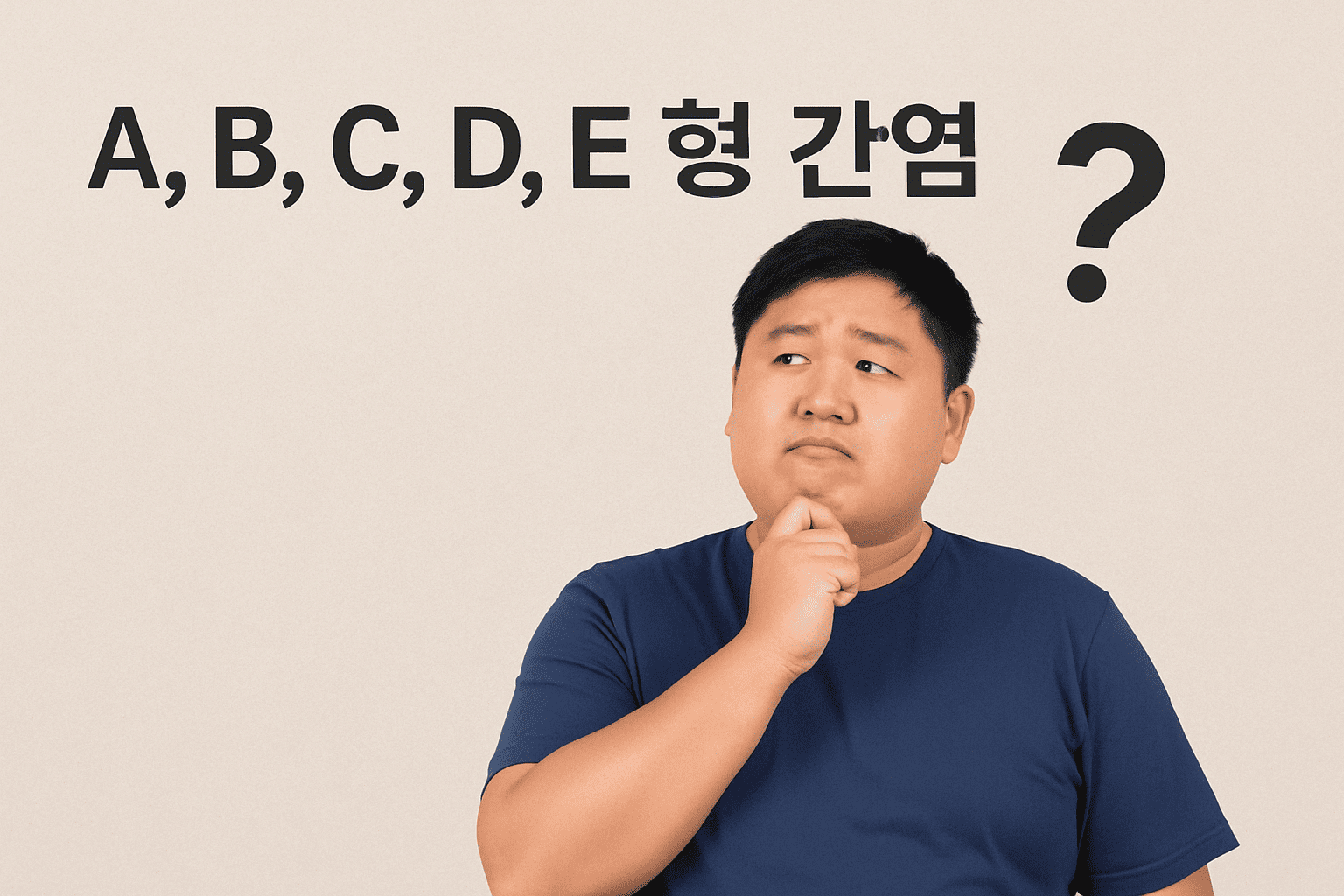 A, B, C, D, E 형 간염, 간염의 종류