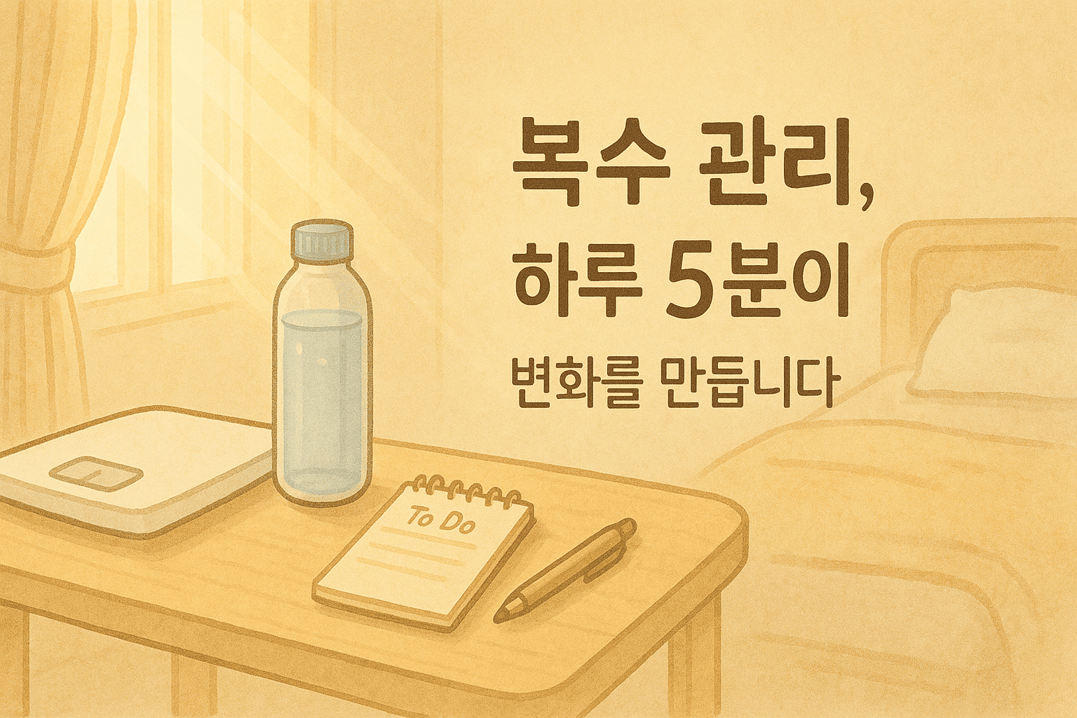 복수 관리 하루 5분이 변화를 만듭니다