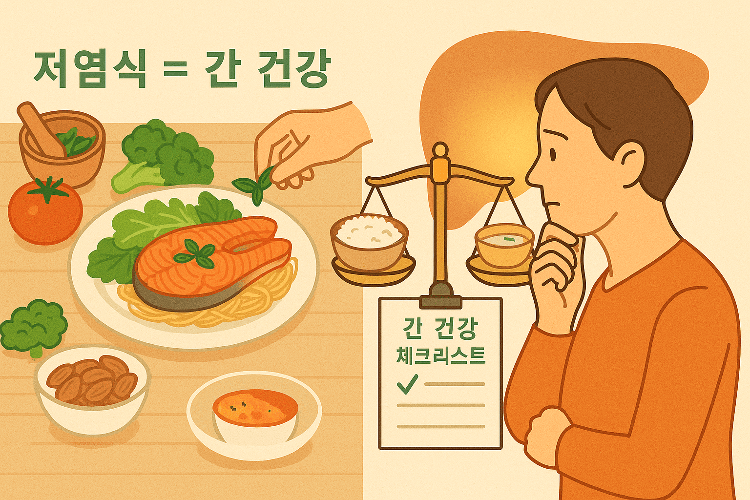 저염식 = 간건강