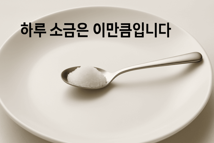 티 수픈 위에 소금, 하루 소금은 이만큼입니다