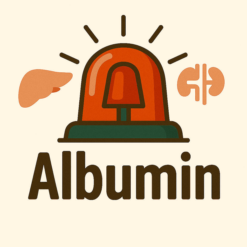 경고등 아래 Albumin