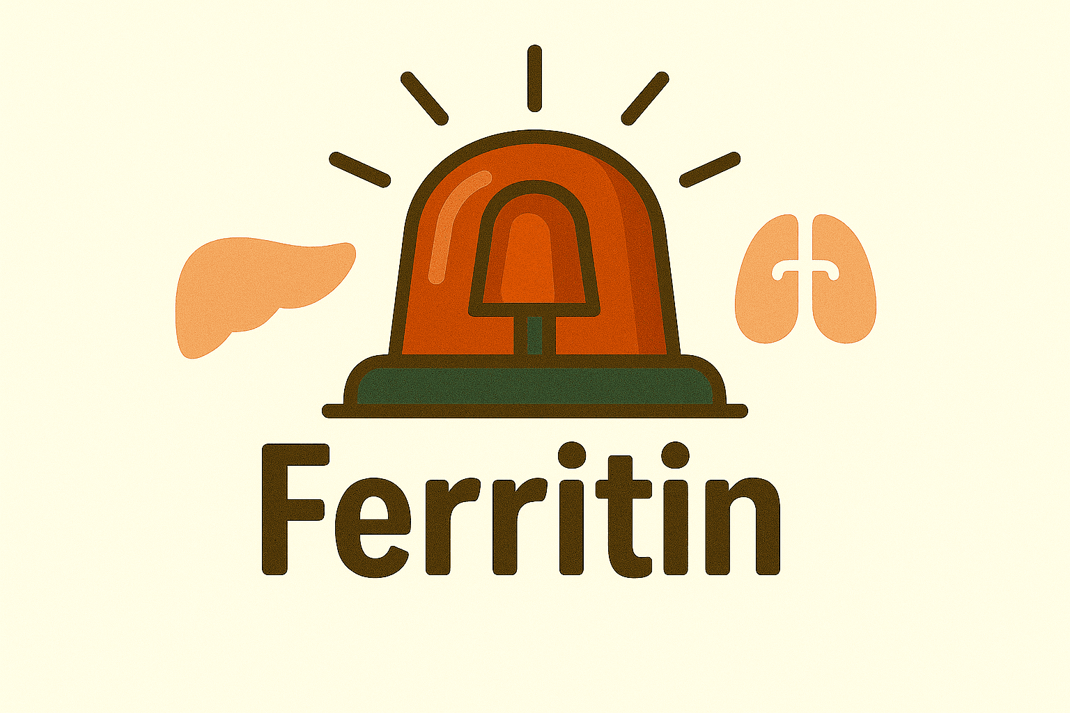 빨간 경고등 아래로 Ferritin