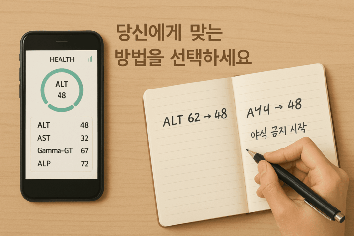 스마트폰앱과 노트에 손글씨, 당신에게 맞는 방법을 선택하세요 이미지