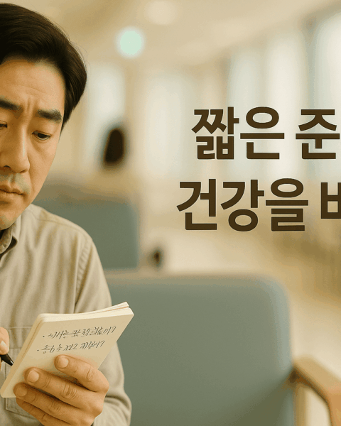 질문을 준비하는 짧은 시간이 건강을 바꾼다