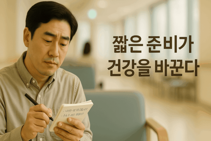 질문을 준비하는 짧은 시간이 건강을 바꾼다