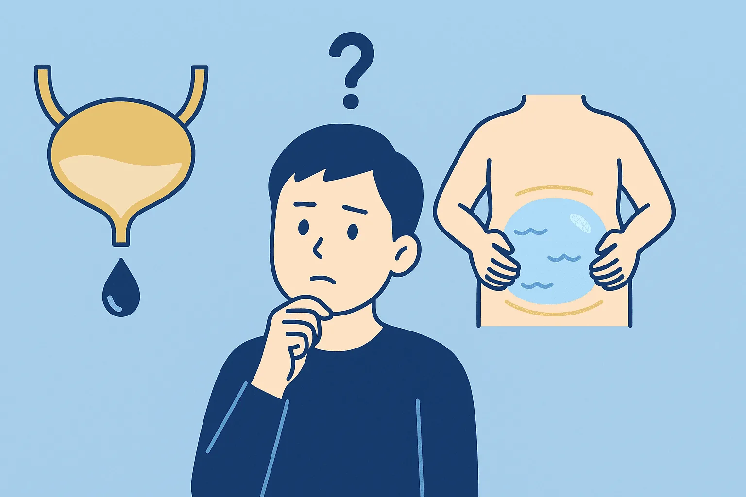 소변이 잘 나오면 복수도 빠질까요?
